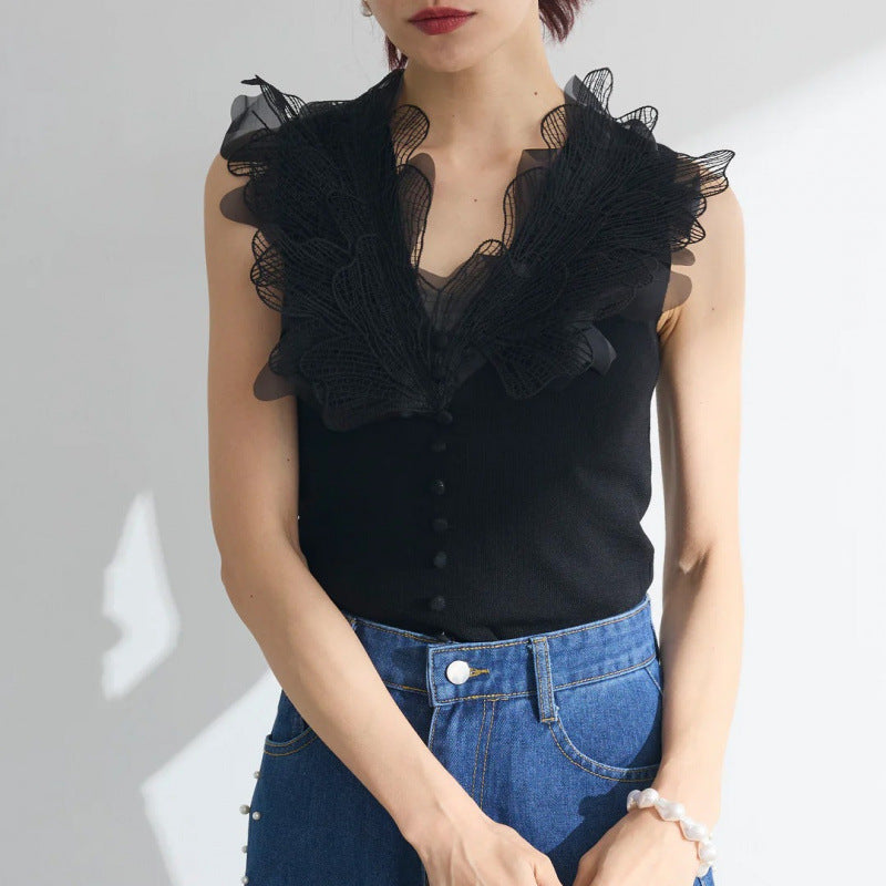 Blouse élégante à boutons Chic und Stil pour dames