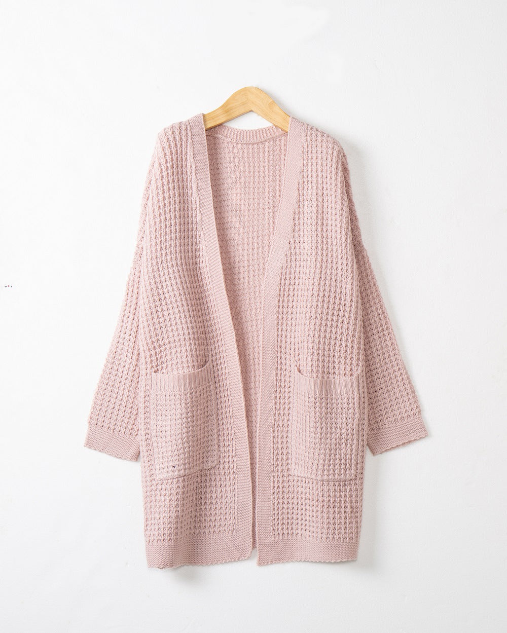 Cardigan en tricot décontracté pour femmes avec poches et coupe ouverte Chic und Stil