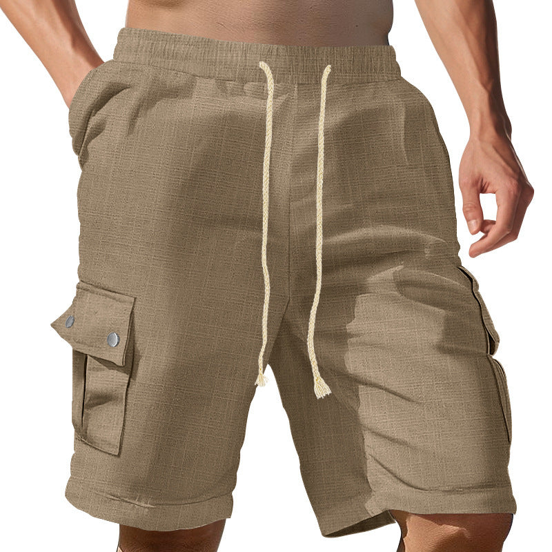 Shorts cargo décontractées pour hommes avec taille élastique et poches pratiques Chic und Stil