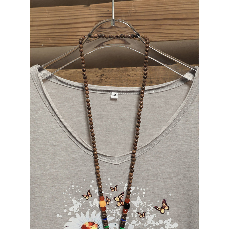 T-shirt graphique inspirant pour femmes Chic und Stil