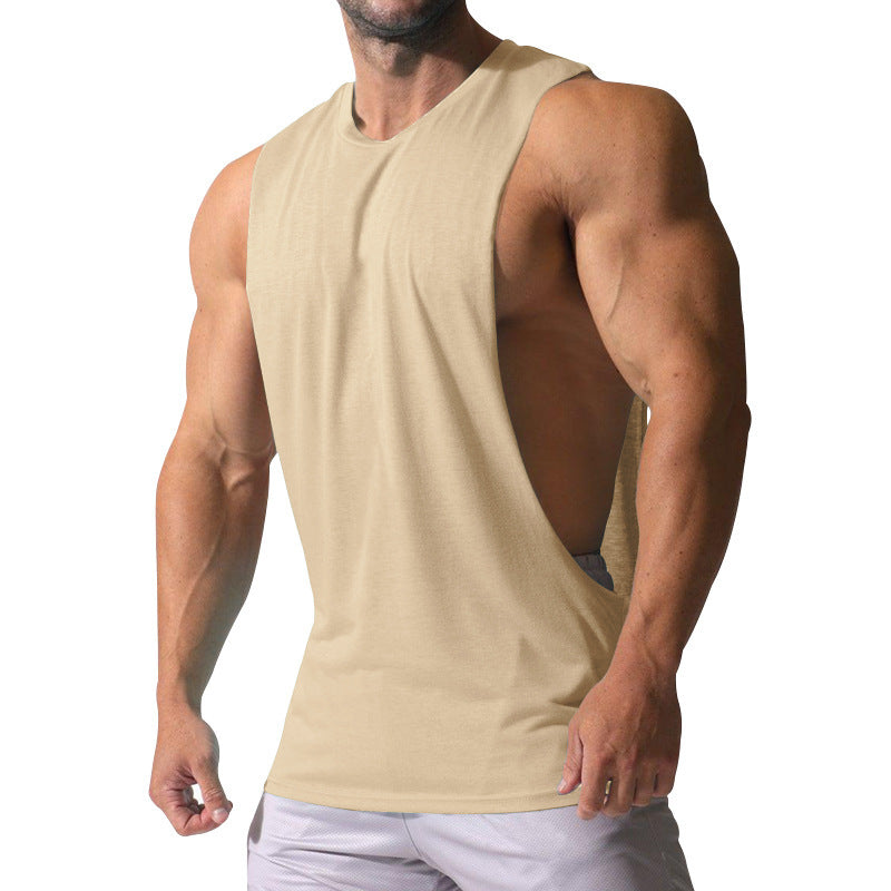 Chemise de sport sans manches pour hommes avec décolleté profond dans le dos et matériau respirant Chic und Stil