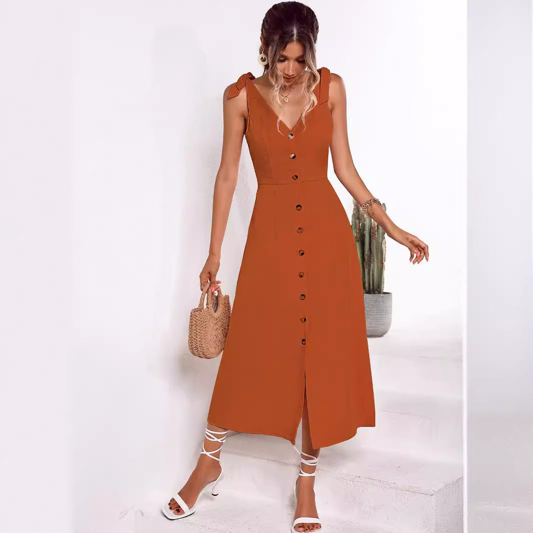 Robe blouse mi-longue pour femmes Chic und Stil