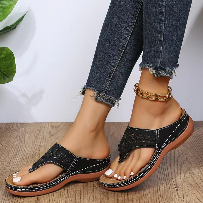 Sandales ouvertes à enfiler confort Chic und Stil