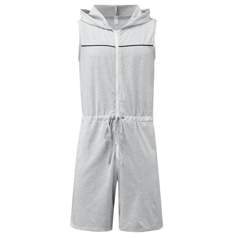 Costume sans manches pour homme avec capuche et cordon de serrage pratique Chic und Stil