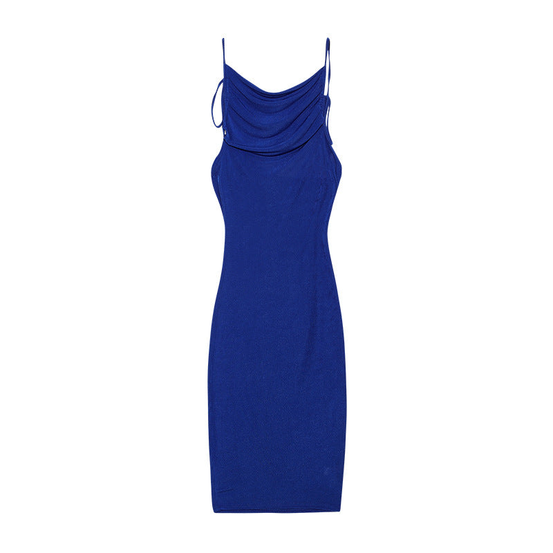 Robe moulante à volants pour femmes avec bretelles réglables Chic und Stil
