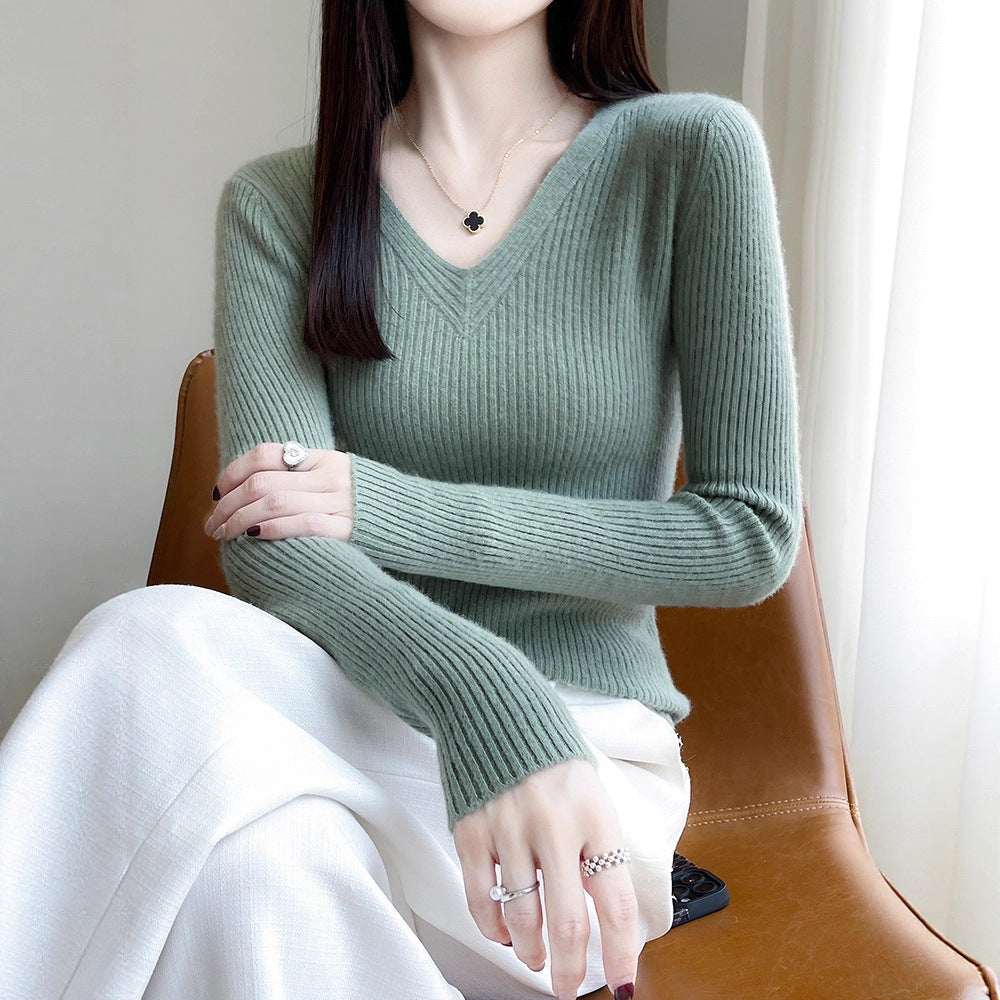 Pull en viscose pour femmes avec une structure en côtes Chic und Stil