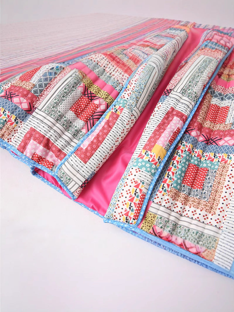 Ladies quilted patchwork jacket Chic and Style