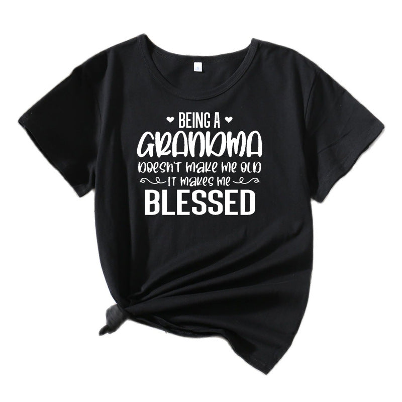 T-shirt graphique décontracté pour femmes Chic und Stil 1751262433