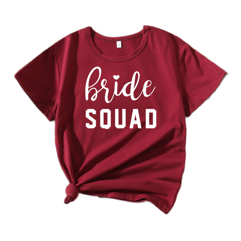 T-shirt graphique de loisirs pour femmes Brauttribe Chic und Stil