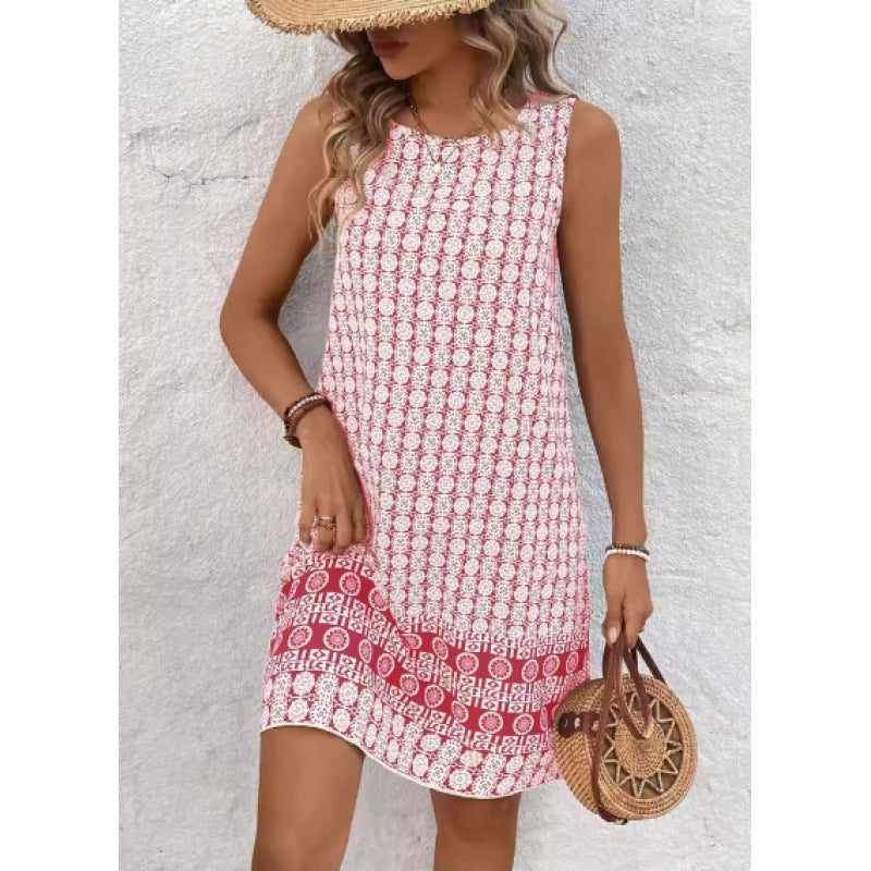 Robe shift sans manches décontractée pour femmes Chic und Stil