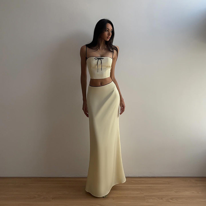 Robe maxi A ligne deux pièces élégante Chic und Stil pour dames