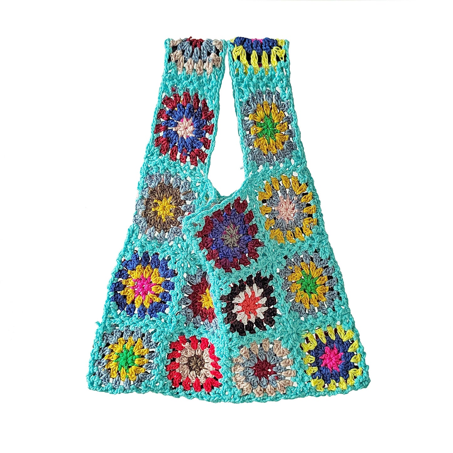 Sac à main en patchwork au crochet pour femmes Chic und Stil