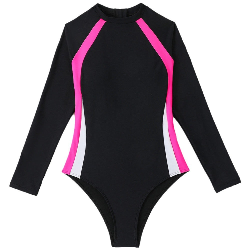 Maillot de bain à manches longues sportif pour dames avec inserts colorés Chic und Stil