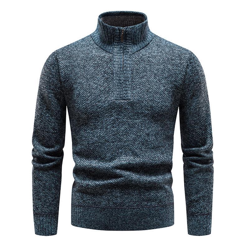 Pull homme avec demi-zip et design structuré Chic und Stil