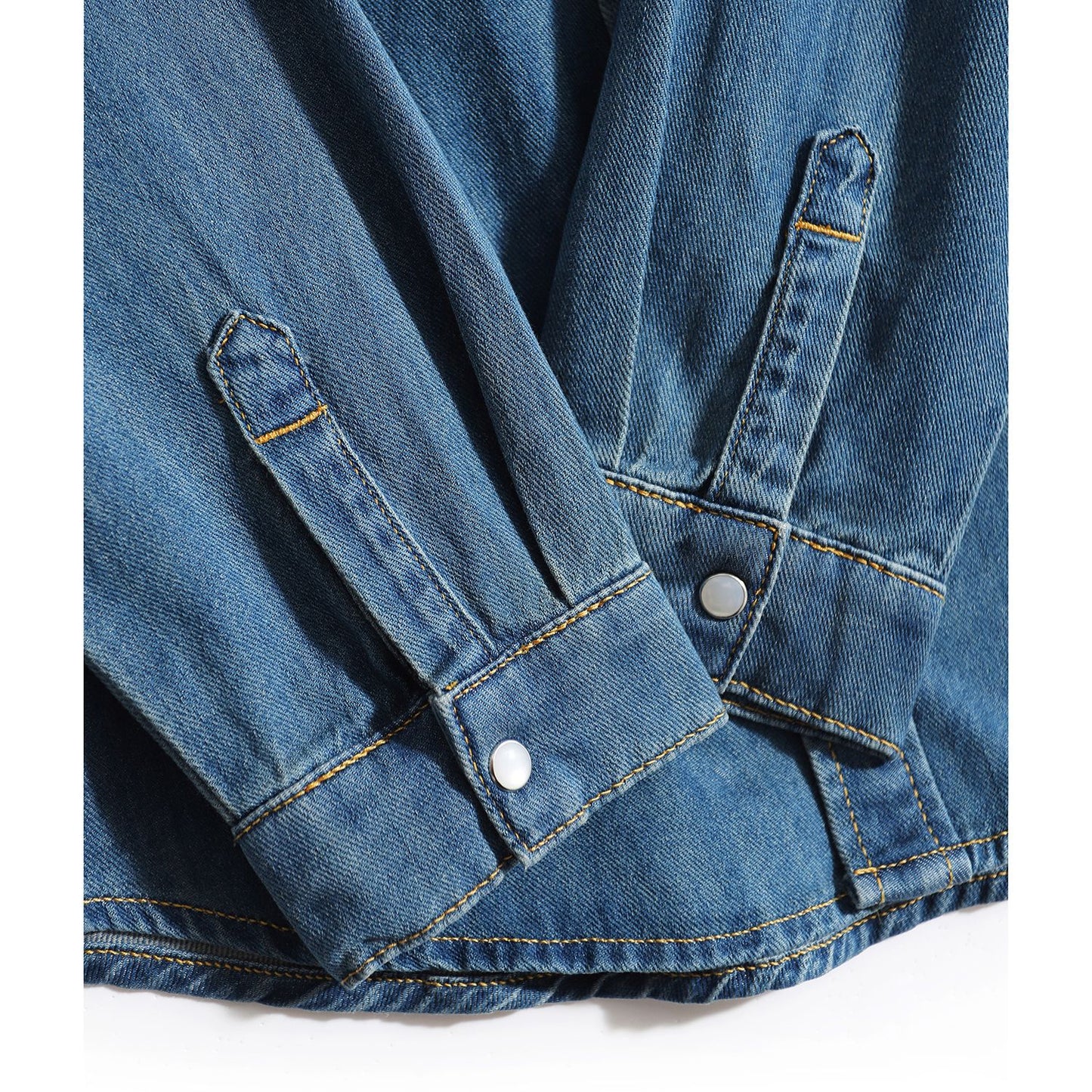 Chemise classique en denim à boutons pour femme Chic und Stil