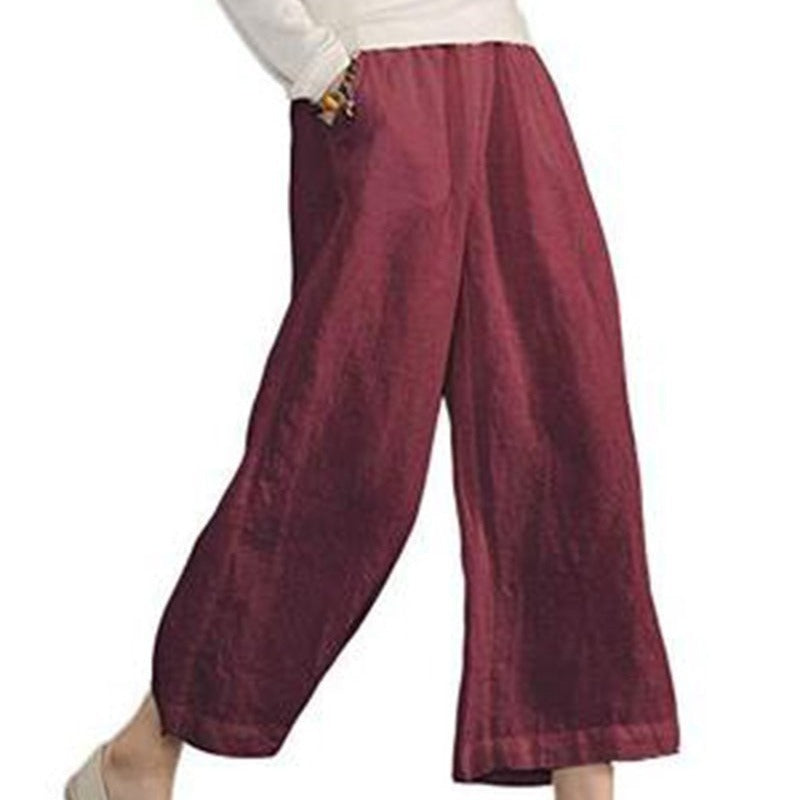 Pantalon cropped décontracté pour femmes Chic und Stil