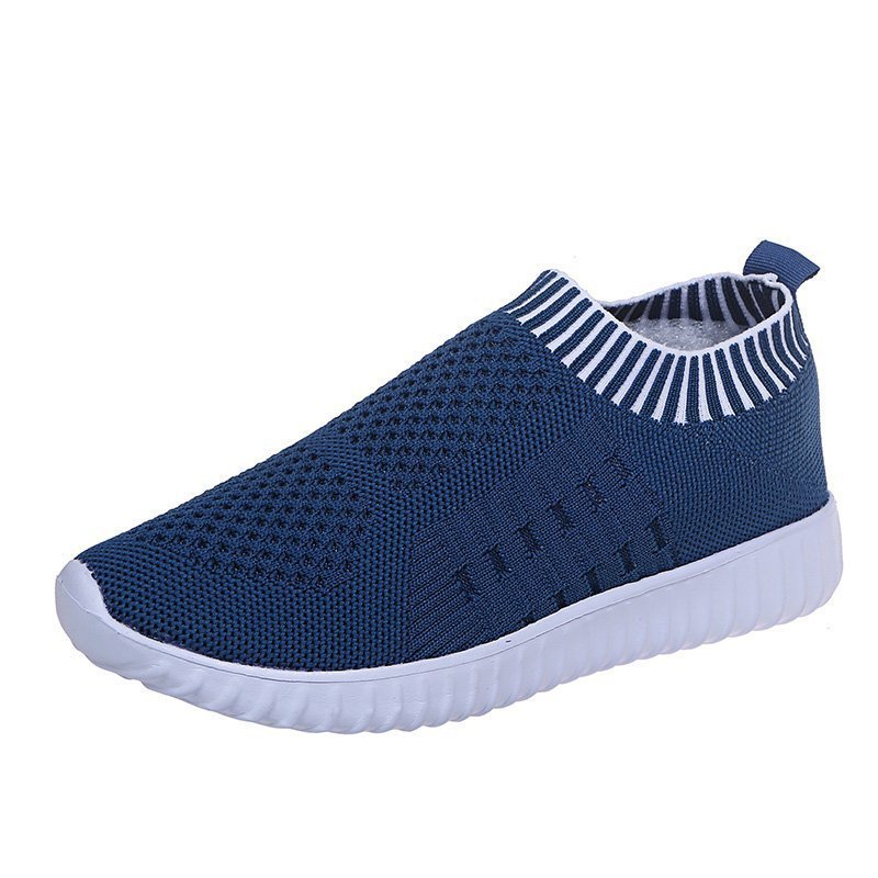 Baskets Sportives Slip-On pour Femmes avec dessus en tricot élastique et semelle antidérapante Chic und Stil