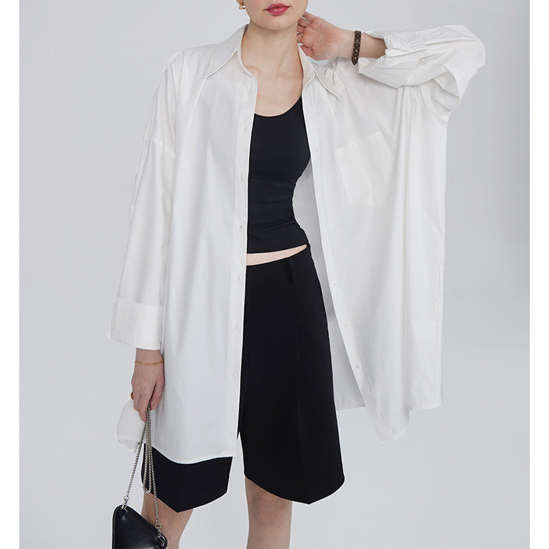 Chemise surdimensionnée à bouton pour femmes Chic und Stil