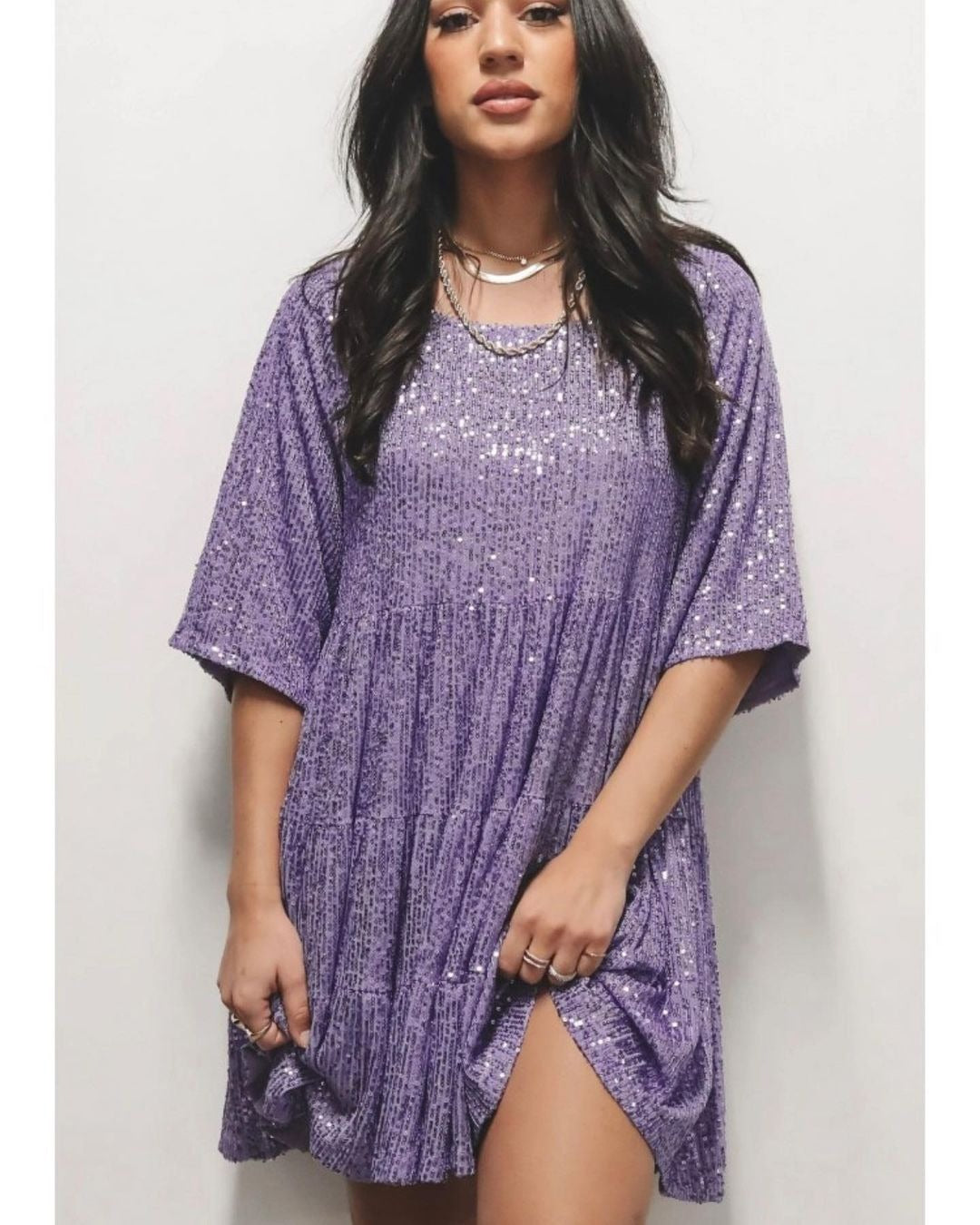 Robe de fête scintillante pour femmes Chic und Stil