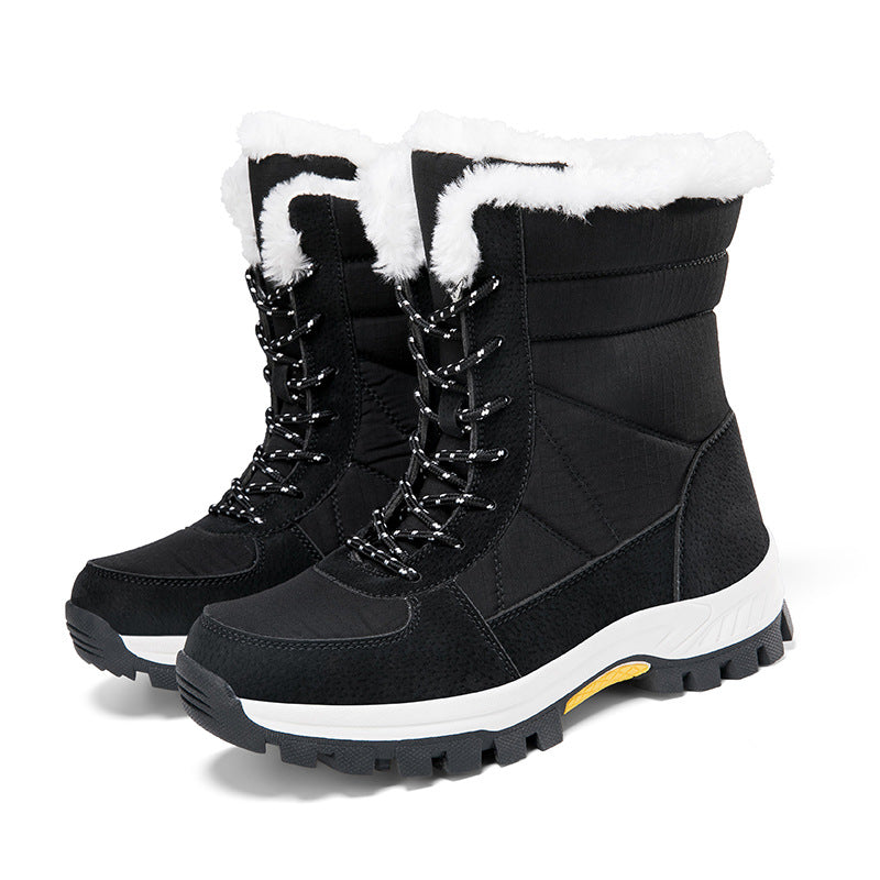 Bottes d'hiver pour femmes avec doublure isolante et semelle antidérapante Chic und Stil