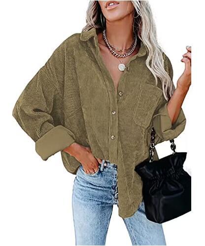 Chemise-blouse casual en velours pour femmes Chic und Stil