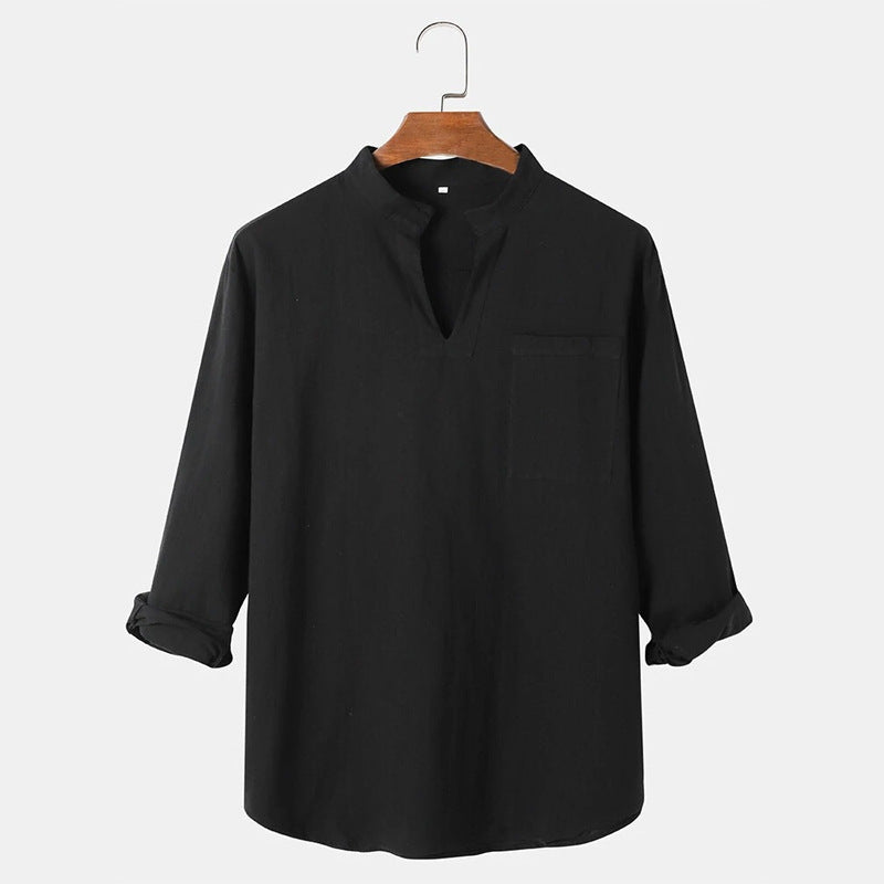Blouse en lin décontractée pour femmes Chic und Stil