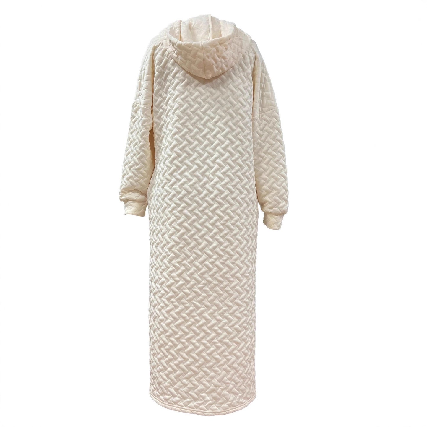 Robe sweat décontractée pour femmes avec capuche et fentes latérales Chic und Stil