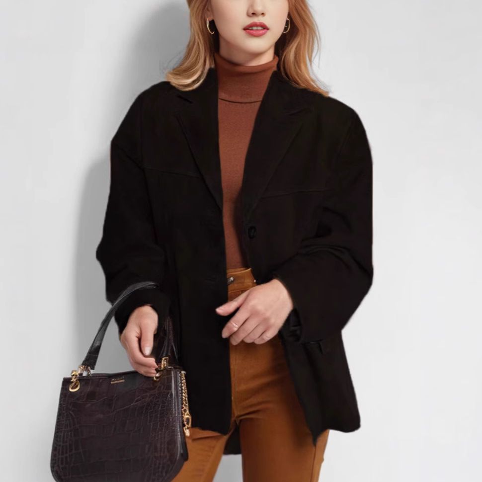Blazer urbain pour femmes à la coupe décontractée Chic und Stil