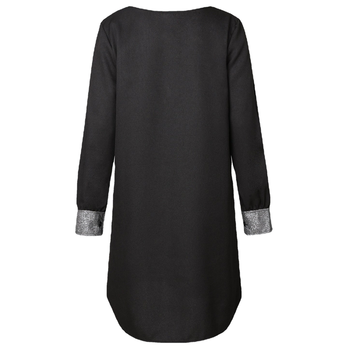 Robe élégante pour femmes avec décolleté en V brillant et détails innovants sur les bretelles Chic und Still