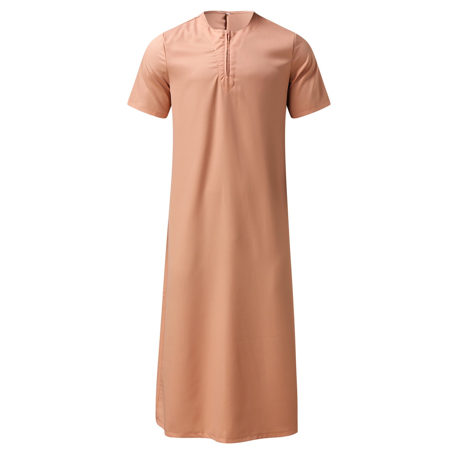 Robe maxi sportive pour femmes à manches courtes et pratique fermeture éclair Chic und Stil