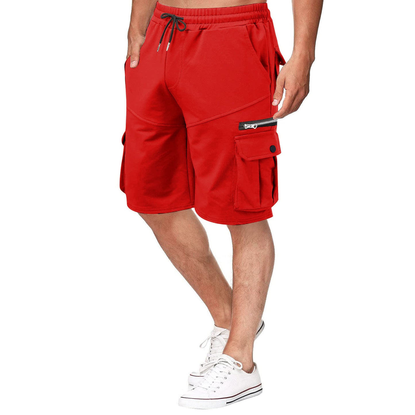 Shorts cargo multifonctionnels pour hommes avec fermeture éclair et poches pratiques Chic und Stil