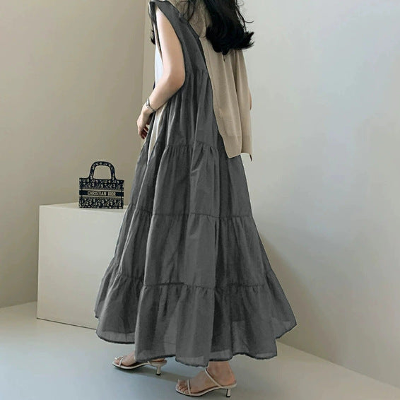 Robe maxi à paliers Chic und Stil pour dames