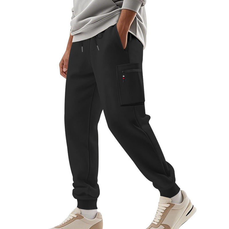 Pantalon d'entraînement cargo pour homme avec taille élastique et poches pratiques Chic und Stil
