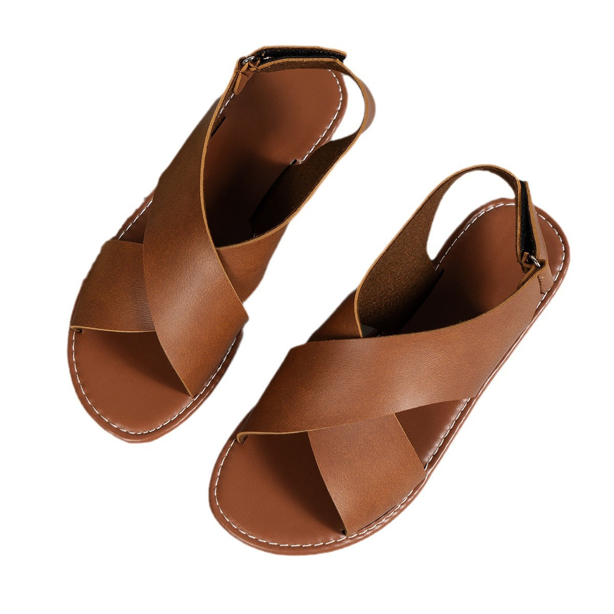 Sandales à brides pour femmes avec un élégant design à brides croisées Chic und Stil