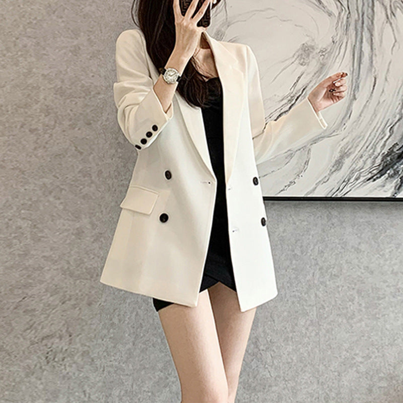 Veste oversize à double boutonnage pour femmes Chic und Stil