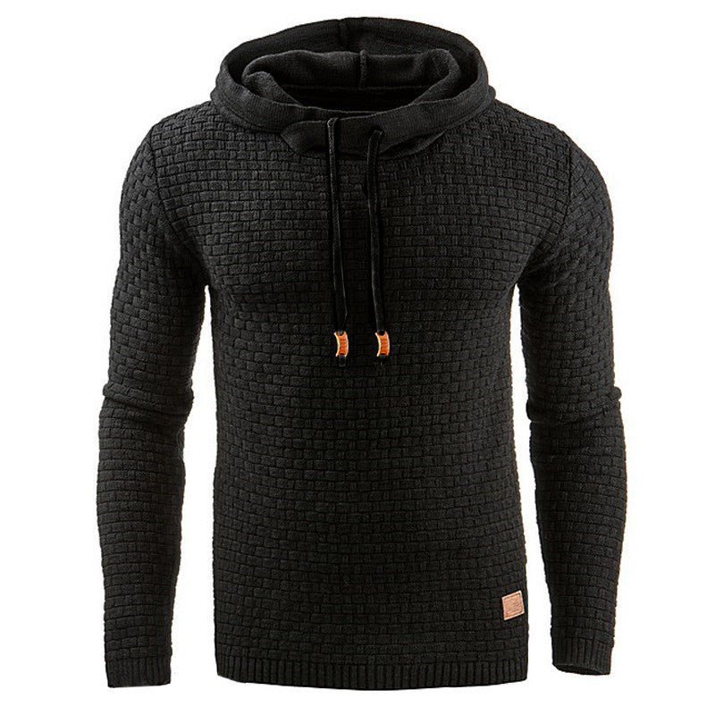 Sweat à capuche pour hommes au design structuré moderne Chic und Stil
