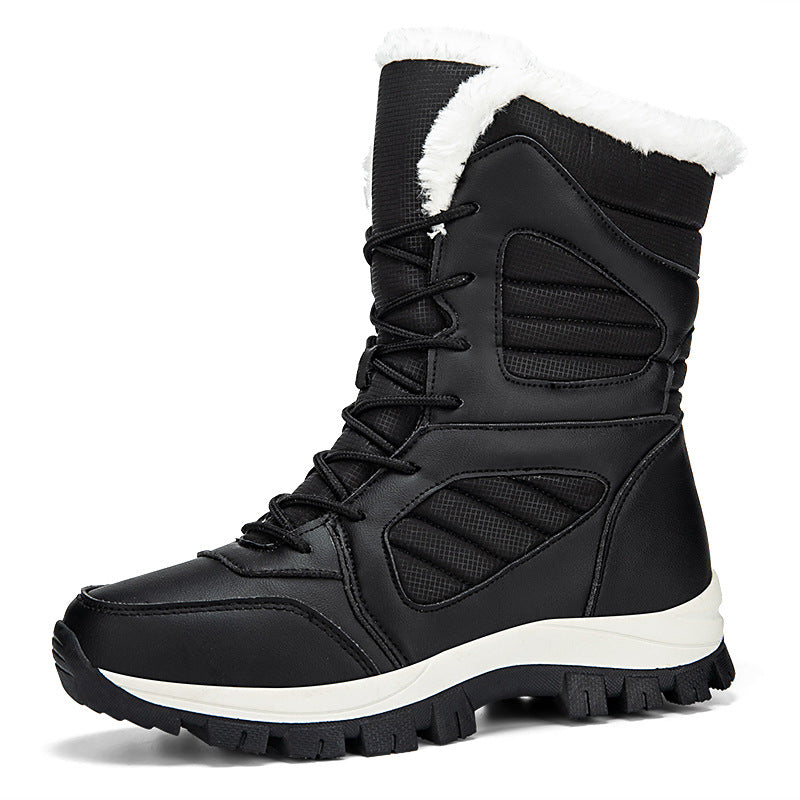 Bottes d'hiver chaudes pour femmes avec semelle en caoutchouc antidérapante Chic und Stil