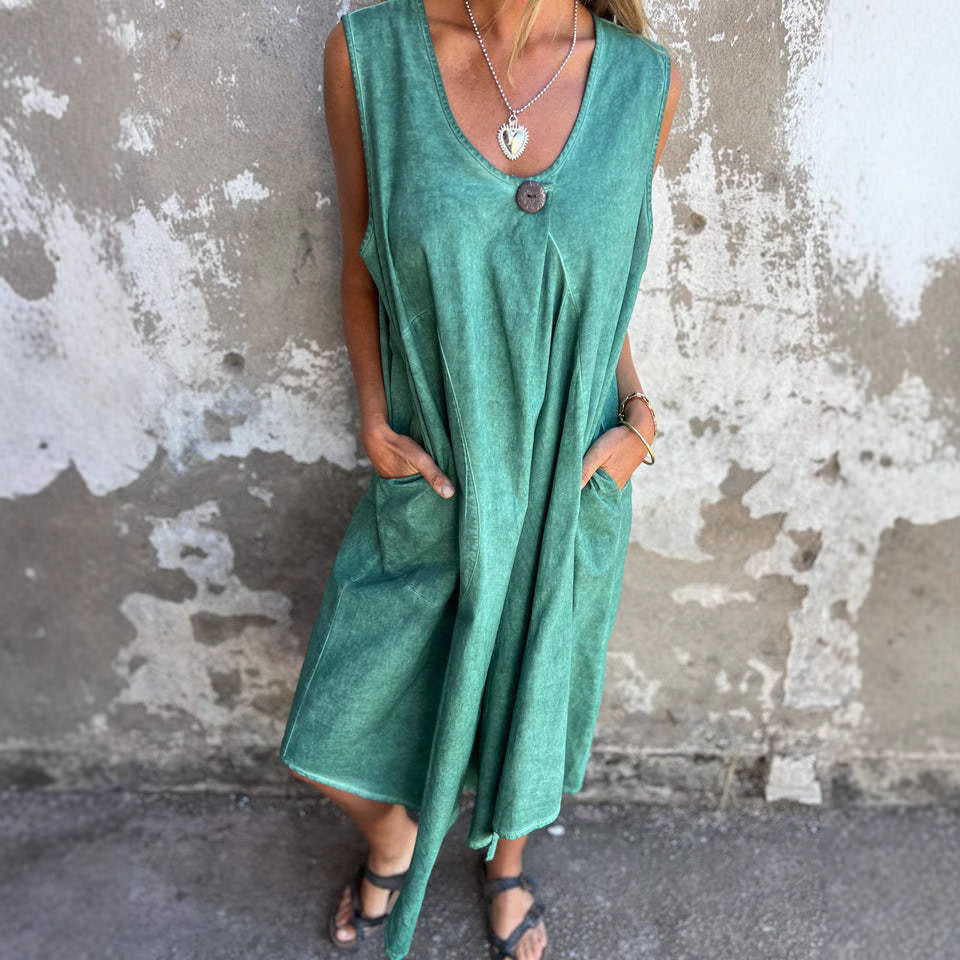 Robes tuniques d'été décontractées fluides Chic und Stil