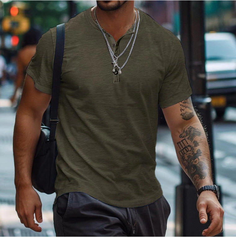 Chemise polo en fine maille décontractée pour hommes Chic und Stil