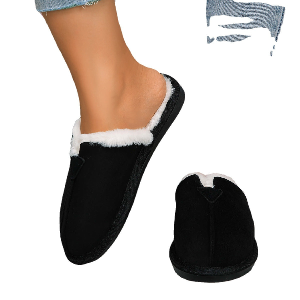 Chaussons pour dames avec doublure douillette et semelle antidérapante Chic und Stil