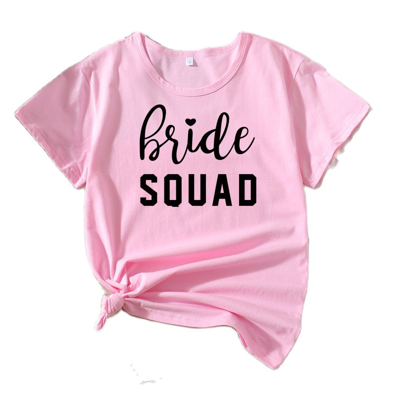 T-shirt graphique de loisirs pour femmes Brauttribe Chic und Stil