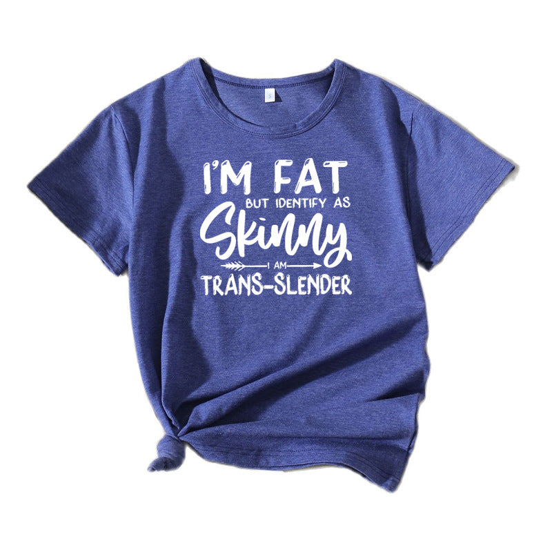 T-shirt graphique humoristique de loisirs pour femmes Chic und Stil 1751262371