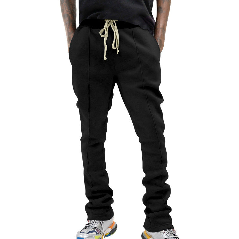 Pantalons de sport pour hommes avec taille élastique et poches latérales pratiques Chic und Stil