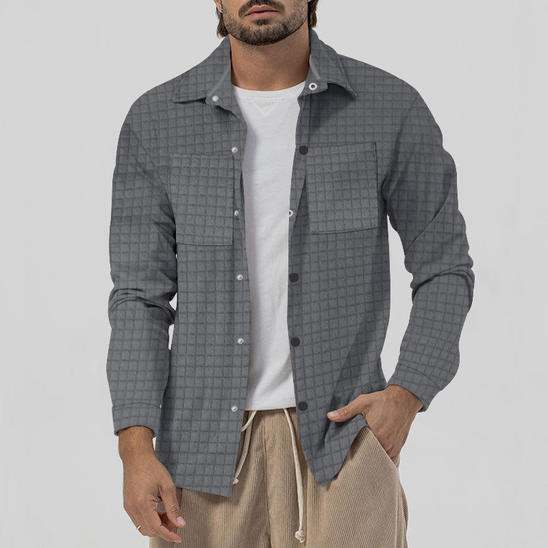Chemise à carreaux décontractée pour hommes avec deux poches poitrine et coupe moderne Chic und Stil