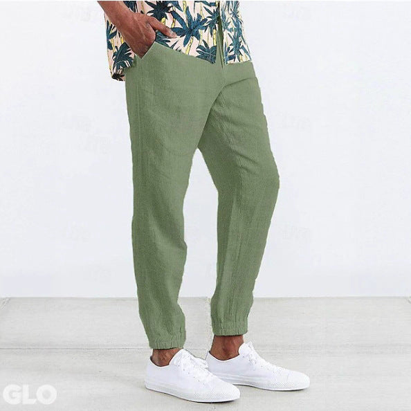 Pantalon chino décontracté pour hommes avec taille élastique et poches latérales Chic und Stil