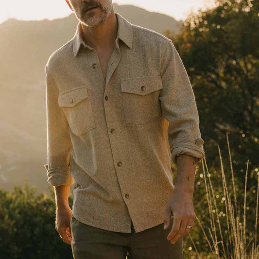 Chemise en flanelle polyvalente pour hommes avec poches plaquées Chic und Stil