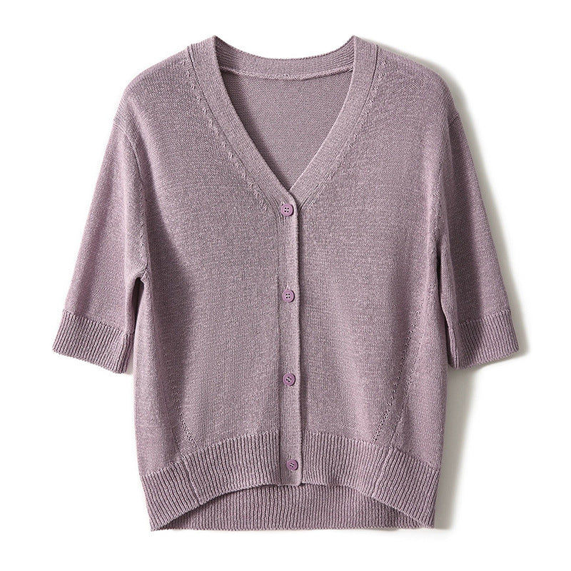 Gilet tricot à manches courtes pour femmes Chic und Stil