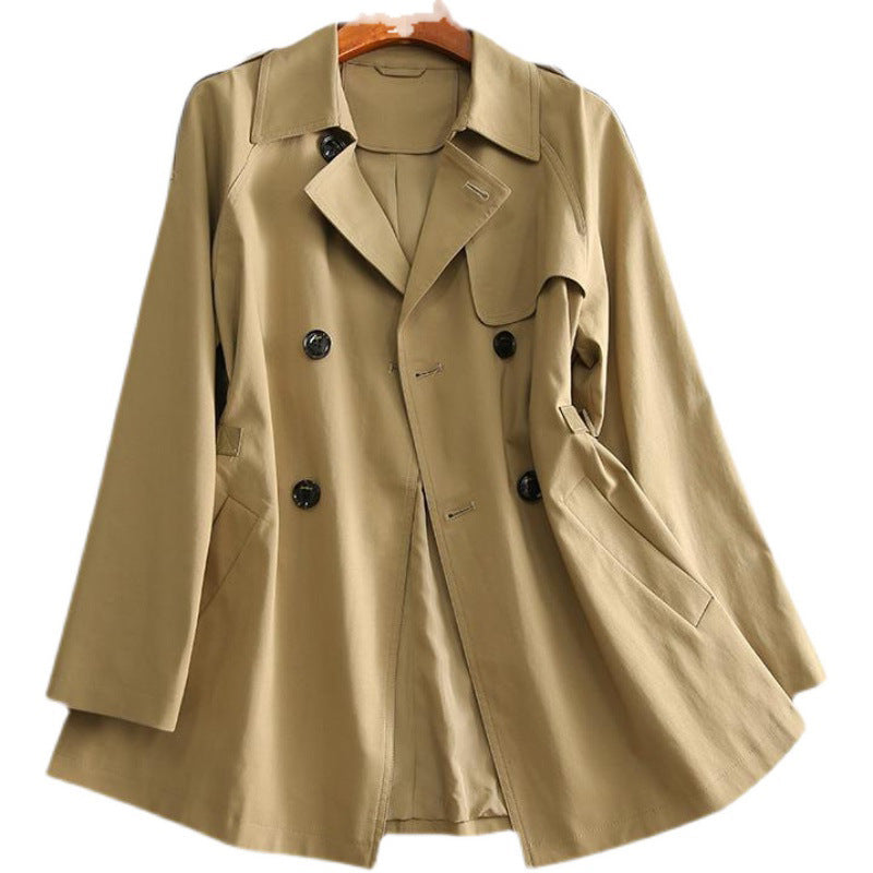 Manteau trench utilitaire croisé pour femmes Chic und Stil
