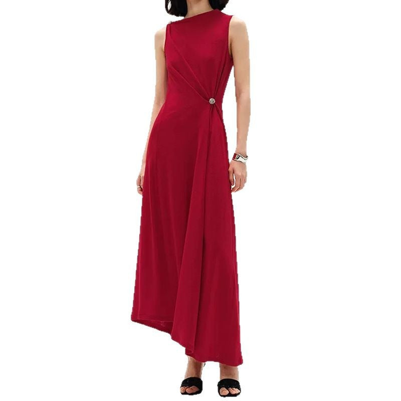 Robe maxi asymétrique élégante pour femmes Chic und Stil