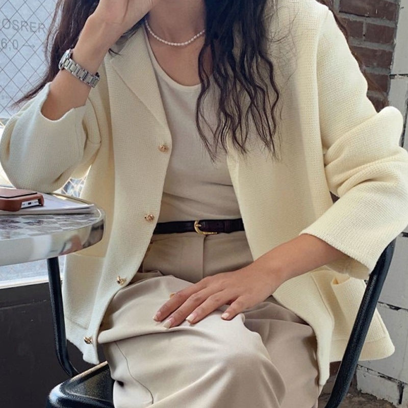 Cardigan élégant pour femme en tissu texturé Chic und Stil